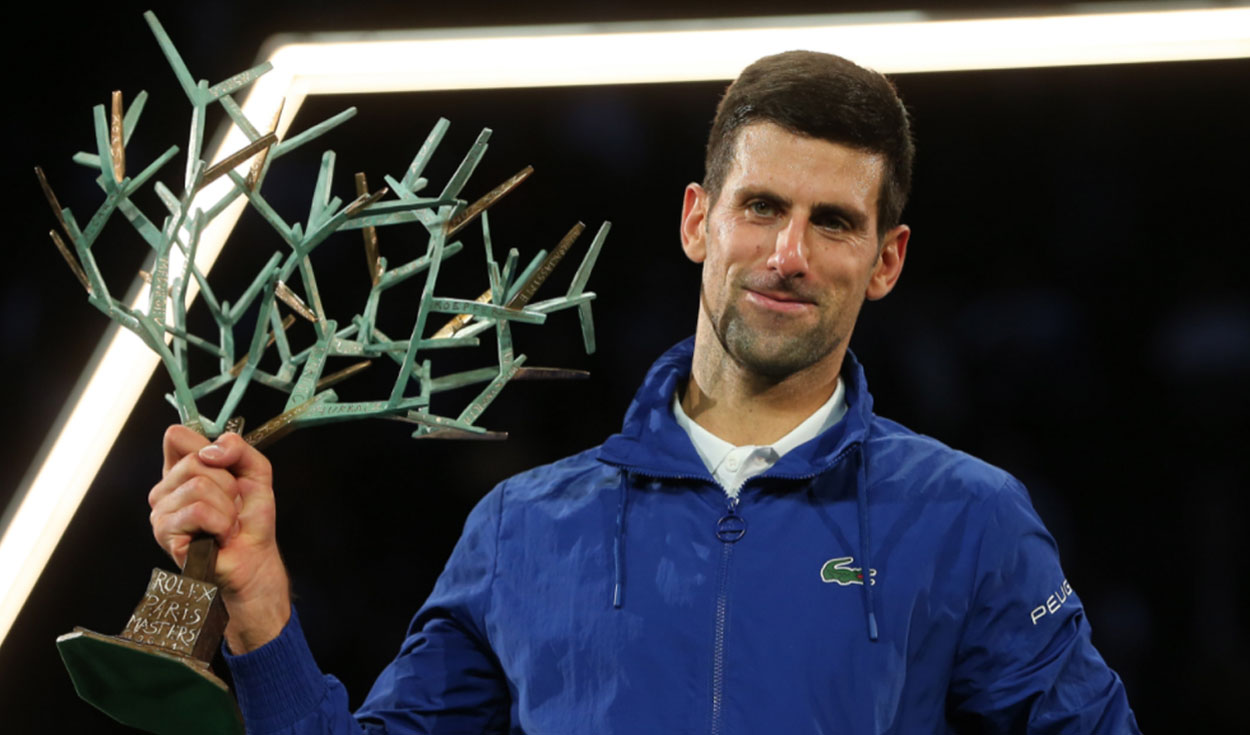 Djokovic demoledor: Superó a Dimitrov, logró su séptimo trofeo en París y es el único jugador en la historia en conseguir 40 títulos Masters 1000