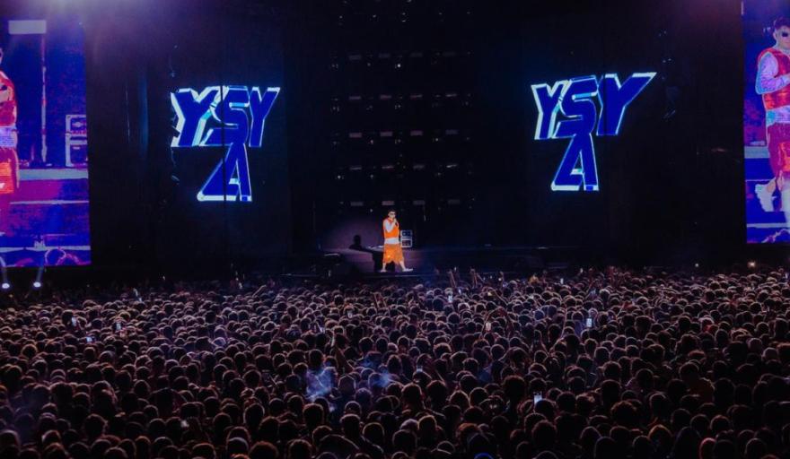 YSY A se presentó en el estadio de Huracán y los vecinos denunciaron temblores en los edificios