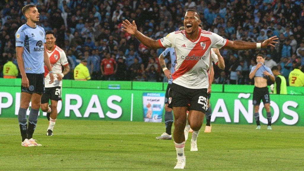 Copa de la Liga: River le ganó sobre la hora a Belgrano y es semifinalista