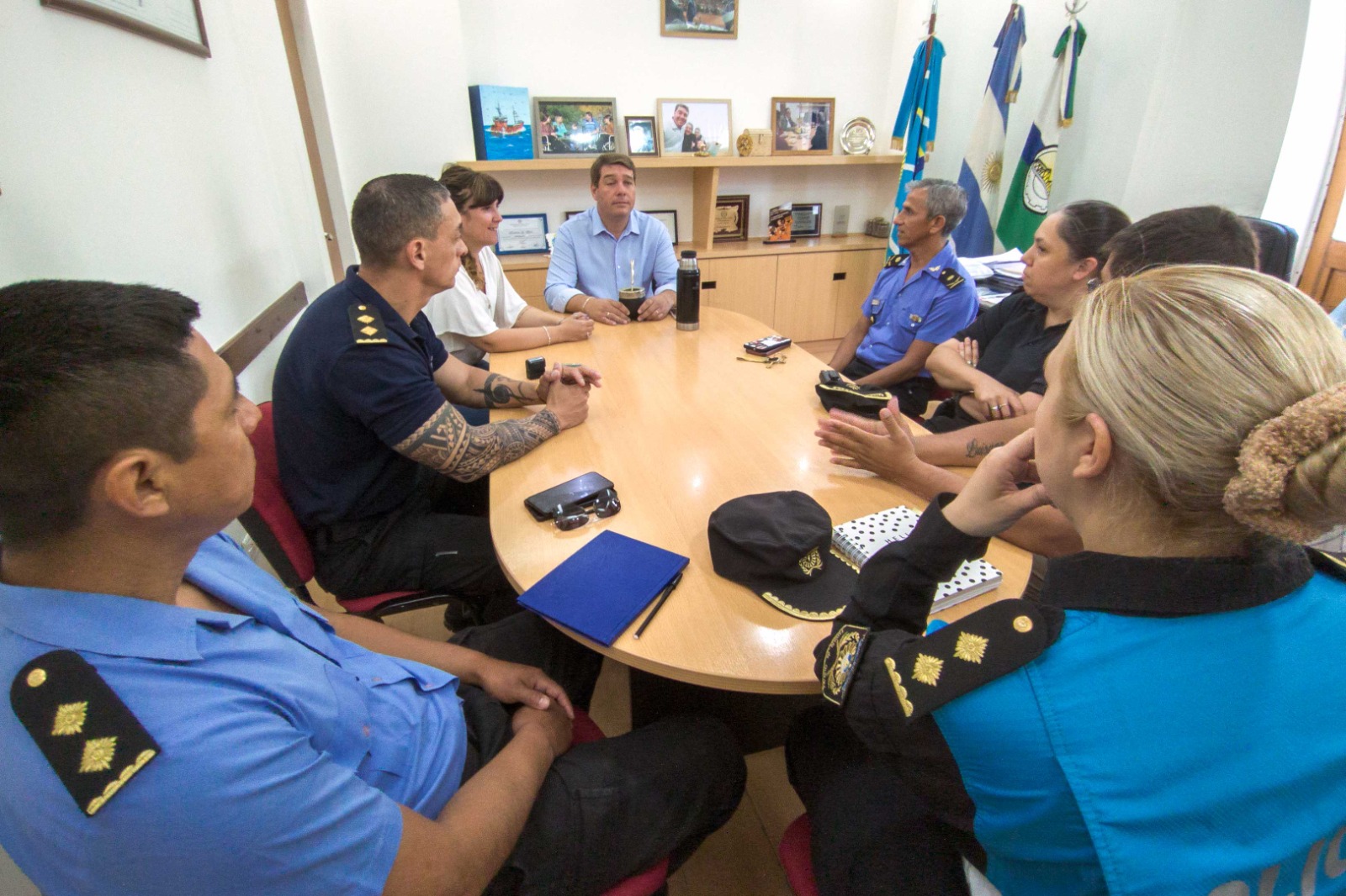 La Municipalidad de Rawson y autoridades policiales planifican los operativos de seguridad para la temporada de verano