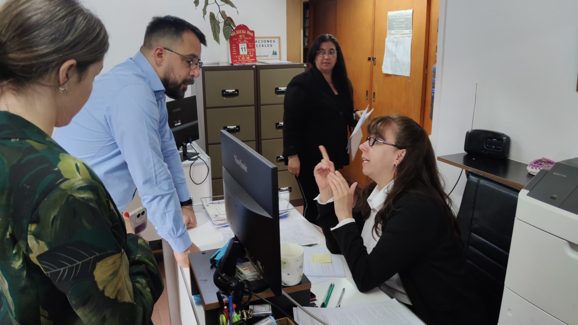 Taccetta comenzó sus actividades al frente del gobierno municipal