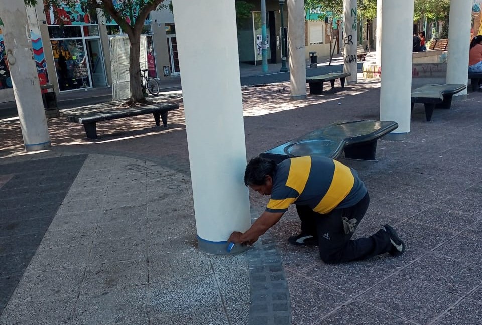 El municipio de Trelew avanza en la puesta en valor del casco céntrico de la ciudad