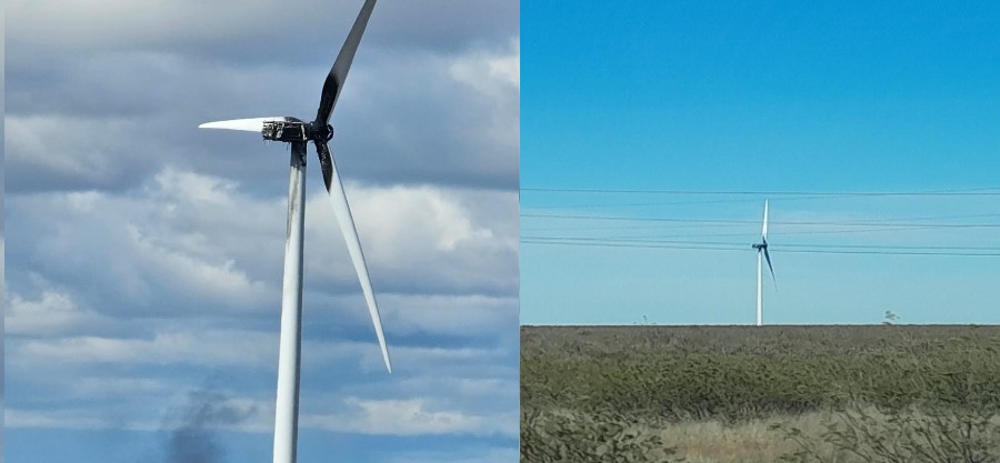 Se quemó otro molino a la salida de Trelew y es el segundo en menos de 45 días