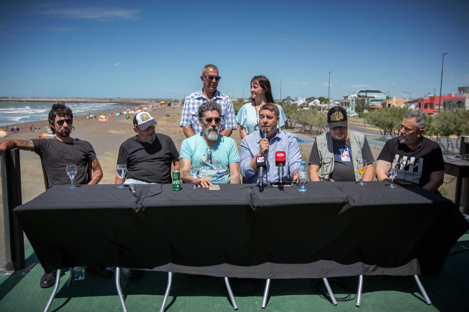 Biss recibió a “La Mississippi” previo a su presentación en la Fiesta del Atlántico Sur