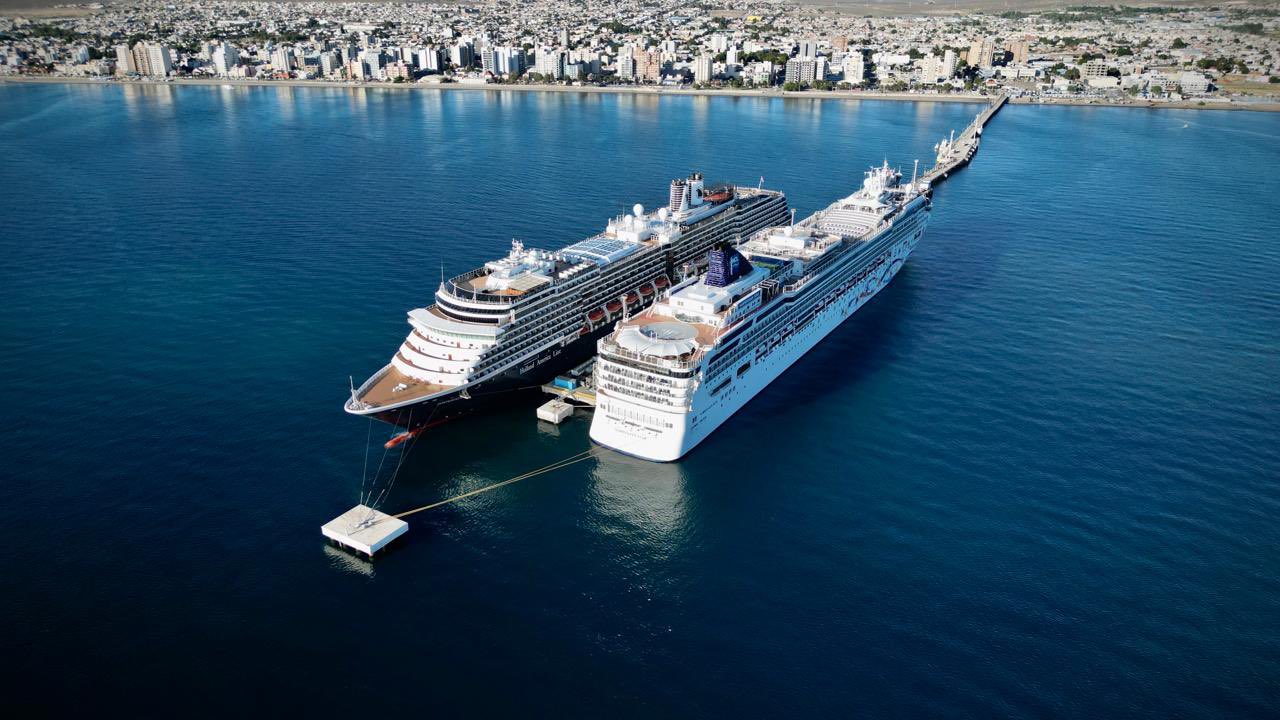 Arriban a Madryn dos cruceros con más de 6.000 personas a bordo