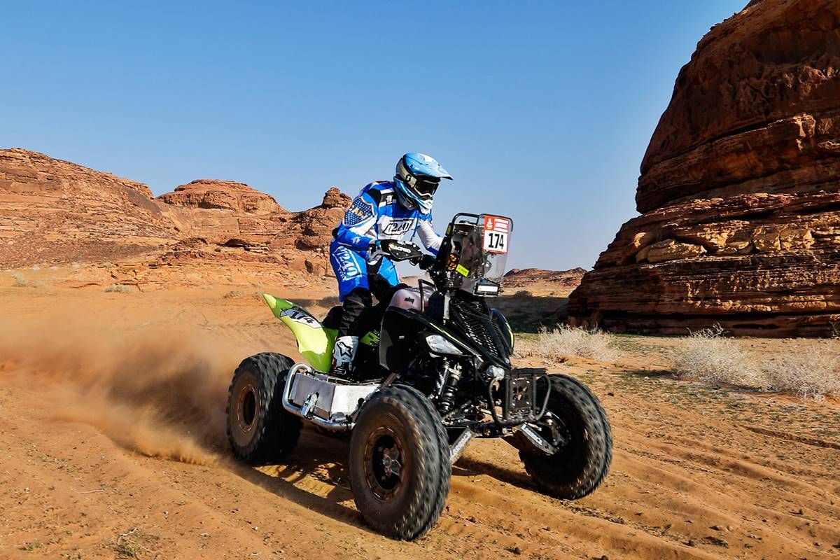 El argentino Andújar ganó la etapa 4 y pasa al frente en la categoría quads