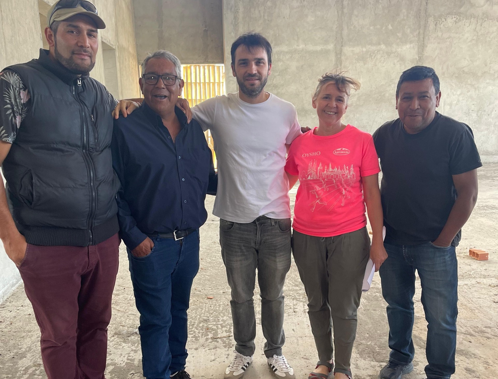 Torres garantizó la continuidad de la obra del Jardín de Paso de Indios