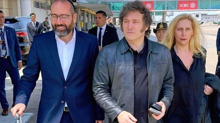 Milei inicia su visita a Israel, donde se reunirá con el primer ministro Benjamin Netanyahu