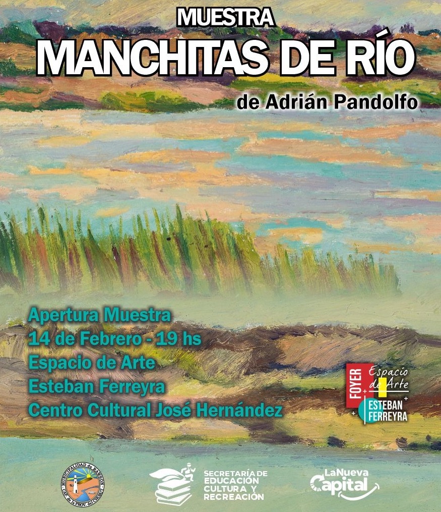 Se inaugura en el Centro Cultural “José Hernández” de Rawson la muestra de arte “Manchitas de Río”