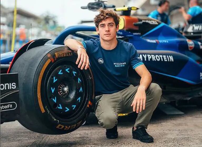 Debut de lujo: El argentino Colapinto fue segundo en la primera práctica de la Fórmula 2 en Bahrein