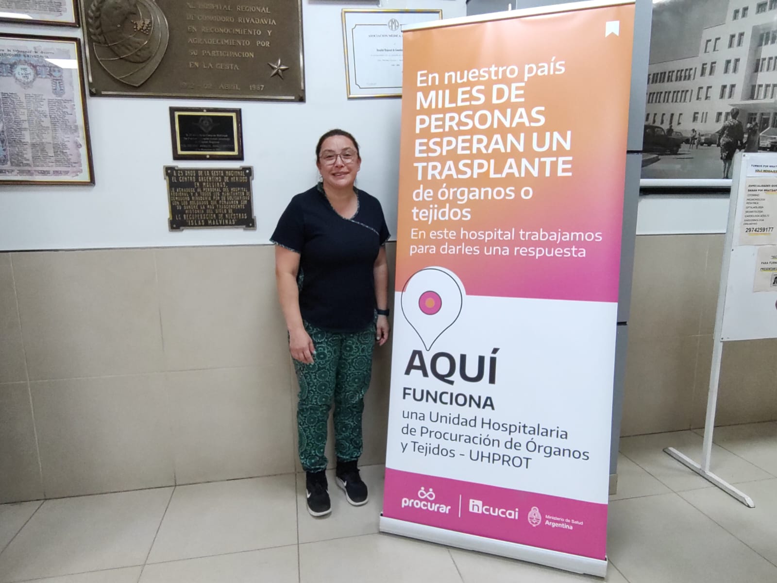 El INCUCAI reconoció a Chubut por trasplantes realizados en el Hospital Regional de Comodoro Rivadavia