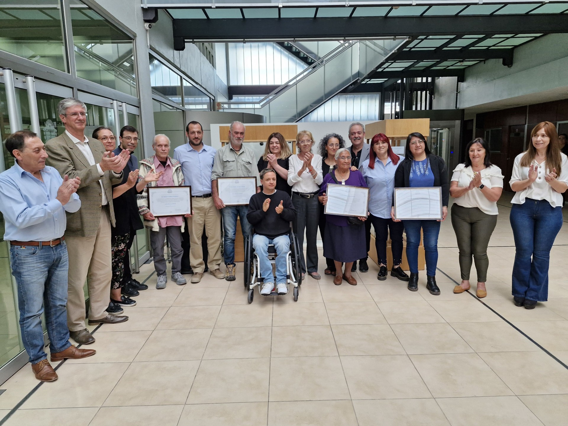 Se entregaron en la Legislatura reconocimientos a artesanos de Chubut