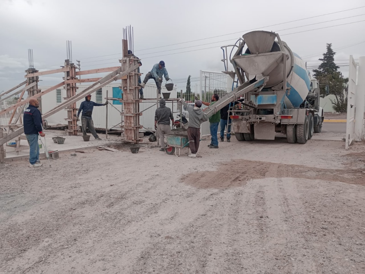 Provincia avanza con la construcción de un nuevo gimnasio en Puerto Madryn