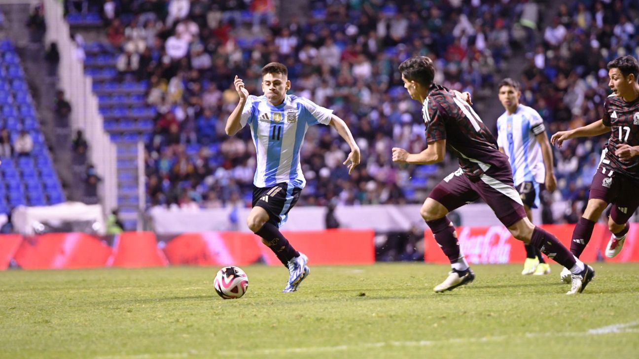 Preocupación para Mascherano: Argentina perdió frente a México en el segundo amistoso Sub 23