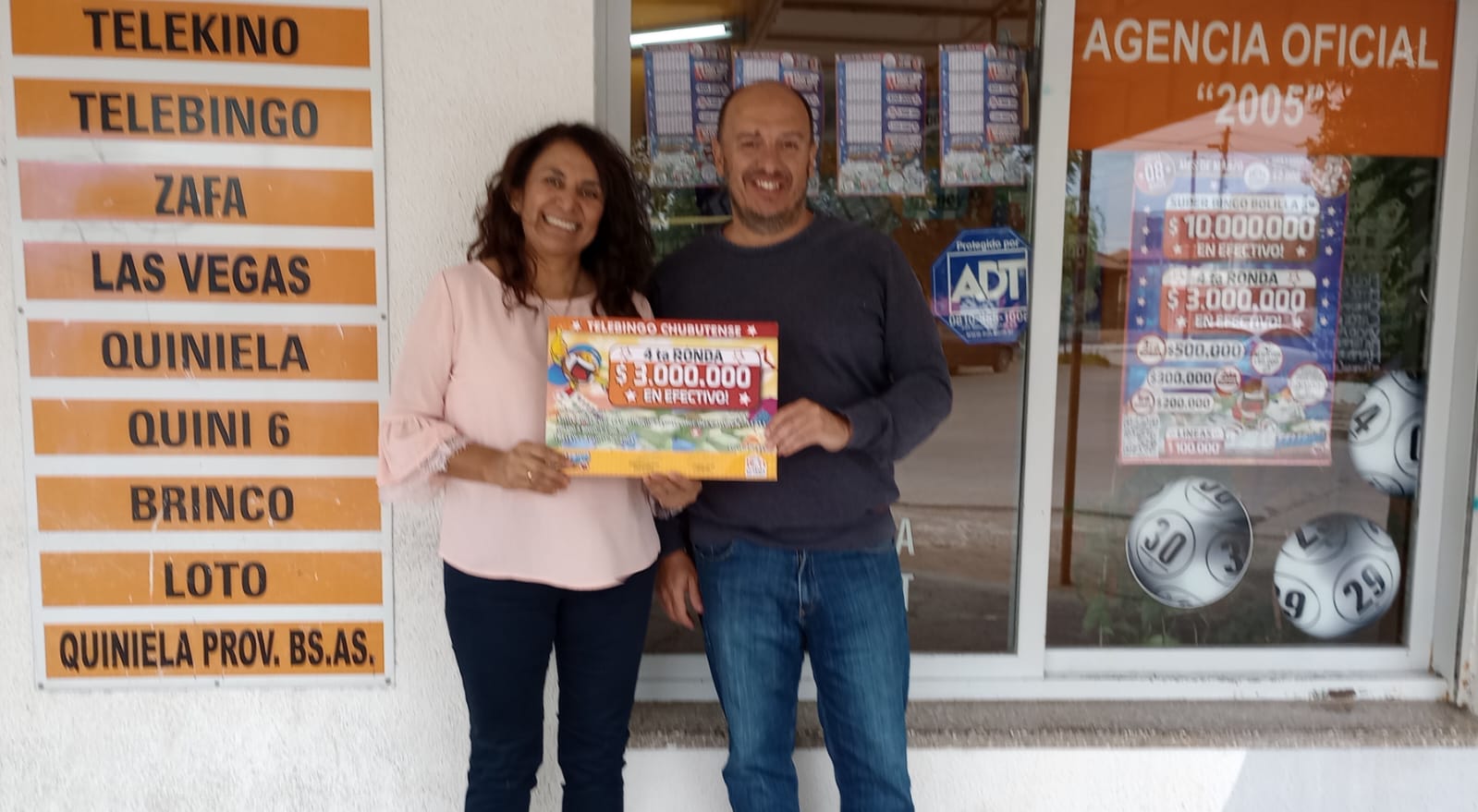 Una vecina de Trelew ganó 3 millones de pesos con el Telebingo Chubutense