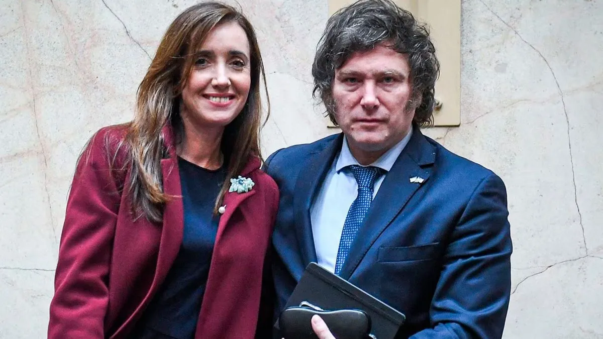 ¿Fin del problema?: Javier Milei compartió una foto abrazado a Victoria Villarruel