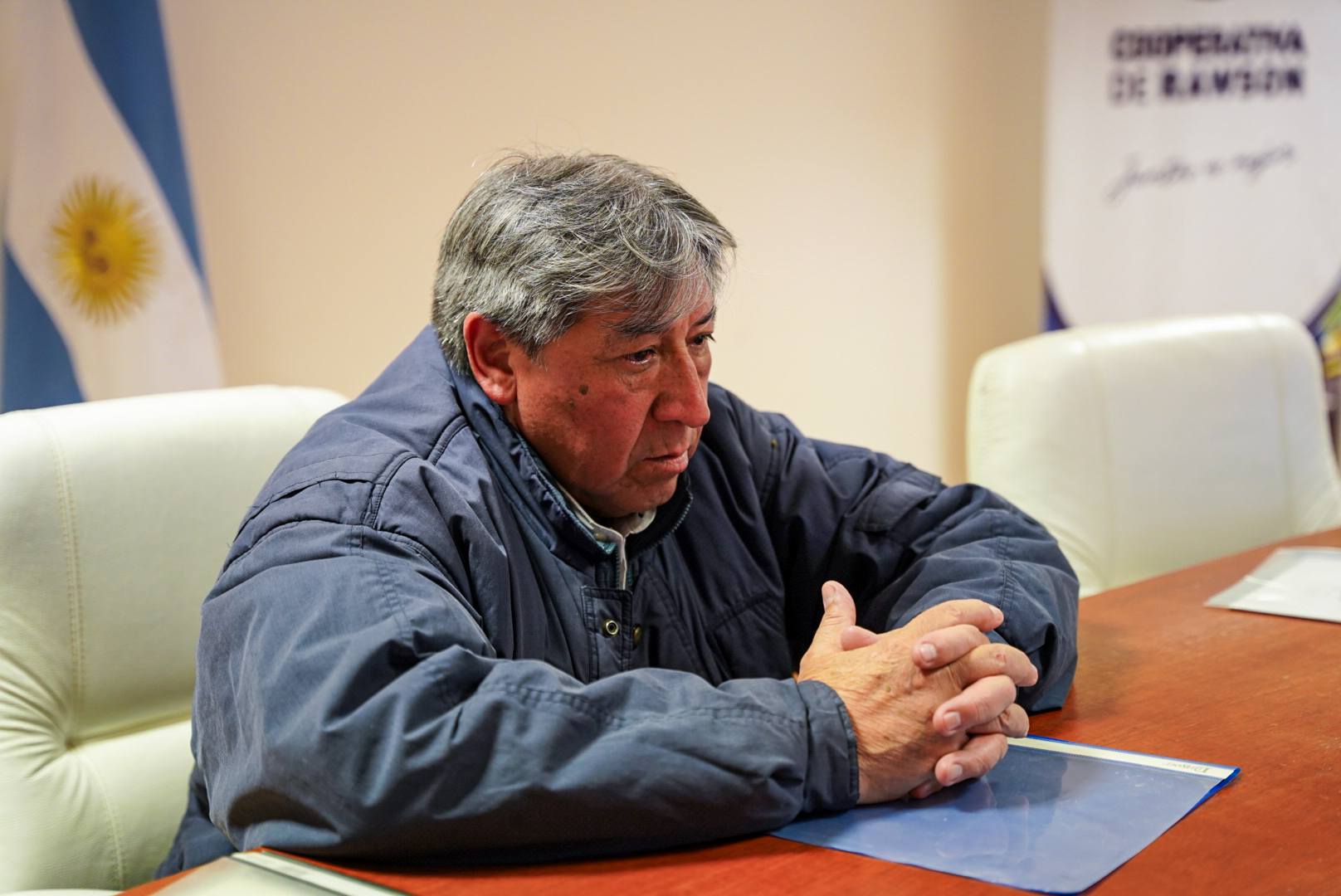 Rawson: Espinoza presentó factibilidades para obras en el barrio Río Chubut