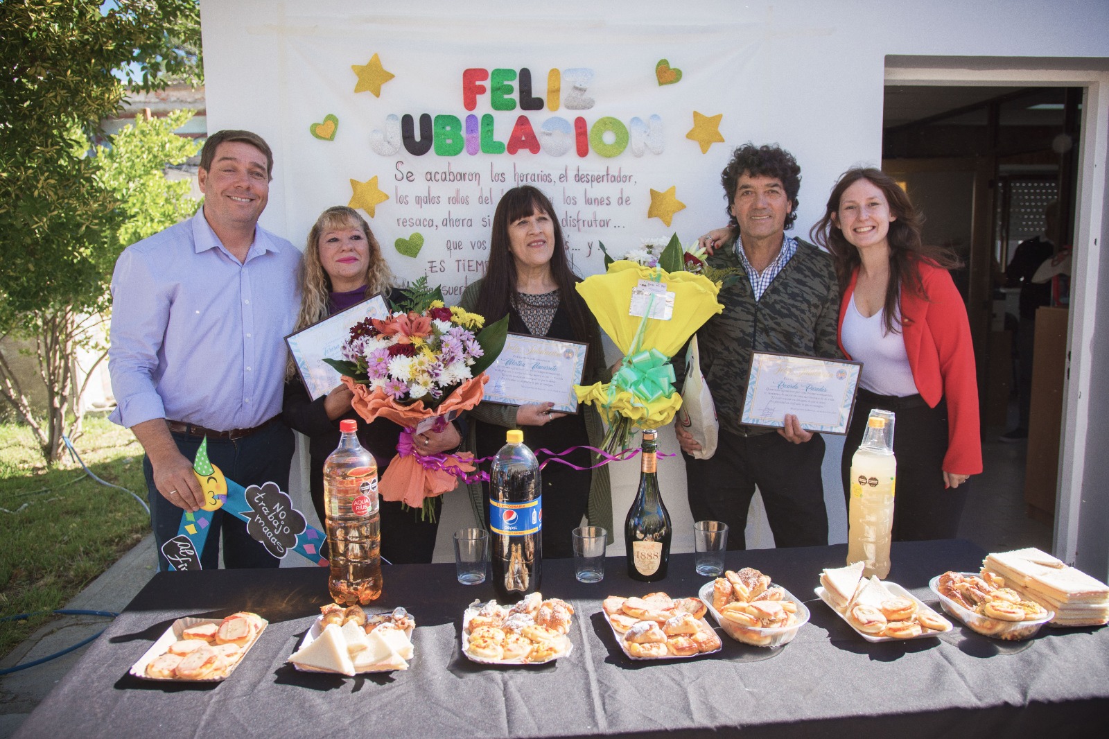 La Municipalidad de Rawson reconoció a empleados que finalizaron su trayecto laboral