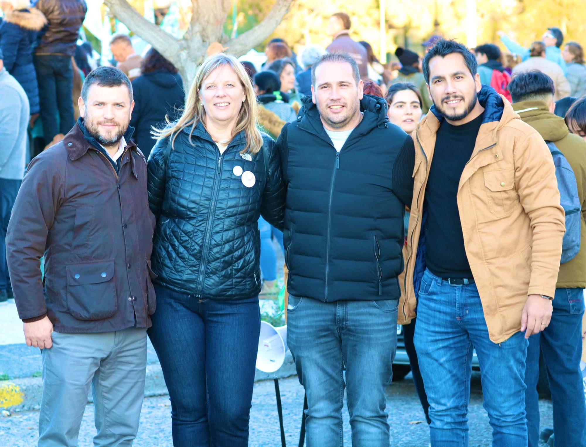 Diputados de “Arriba Chubut” dijeron presente en la marcha para defender la universidad pública