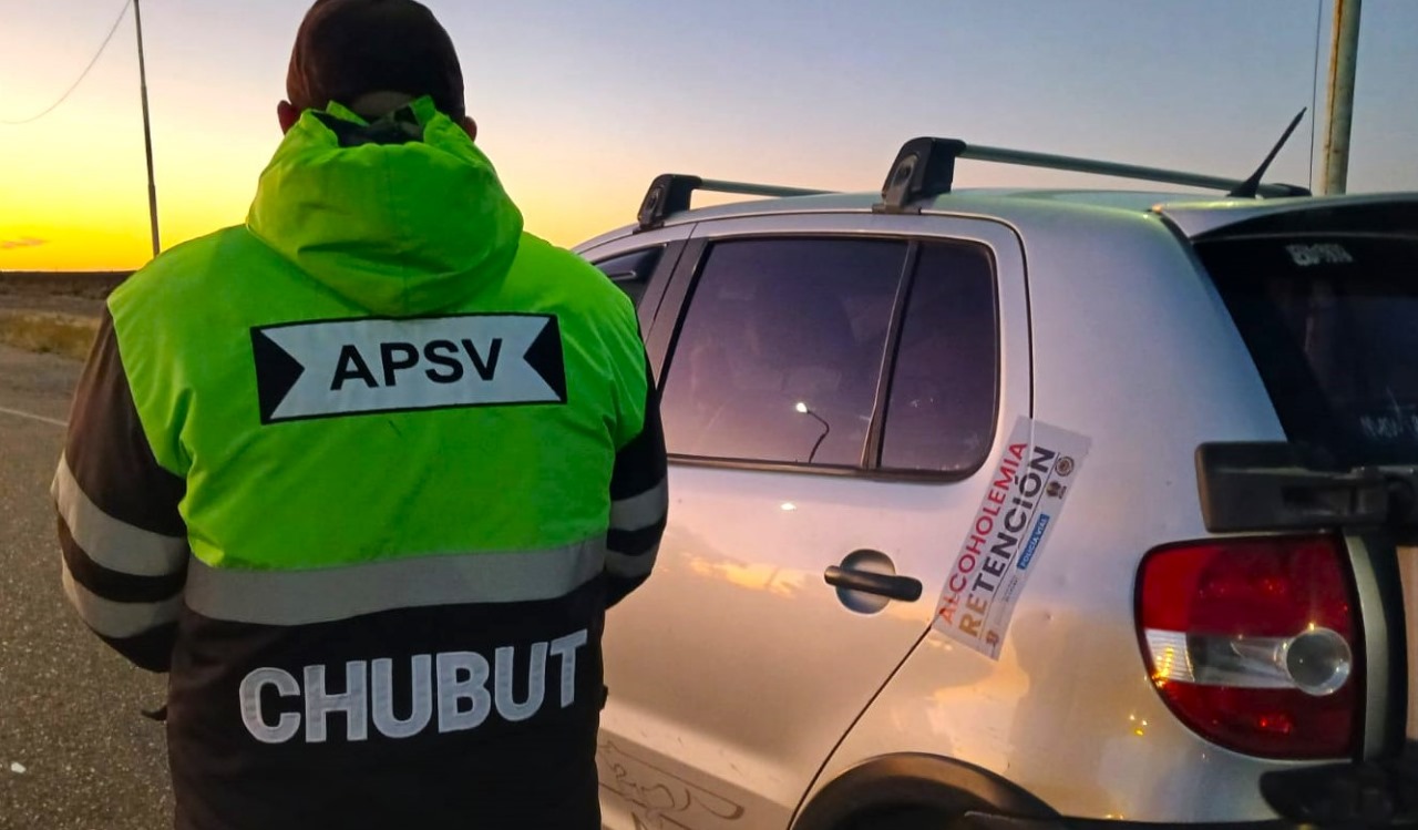 Chubut: Retiraron a 72 conductores alcoholizados durante el fin de semana