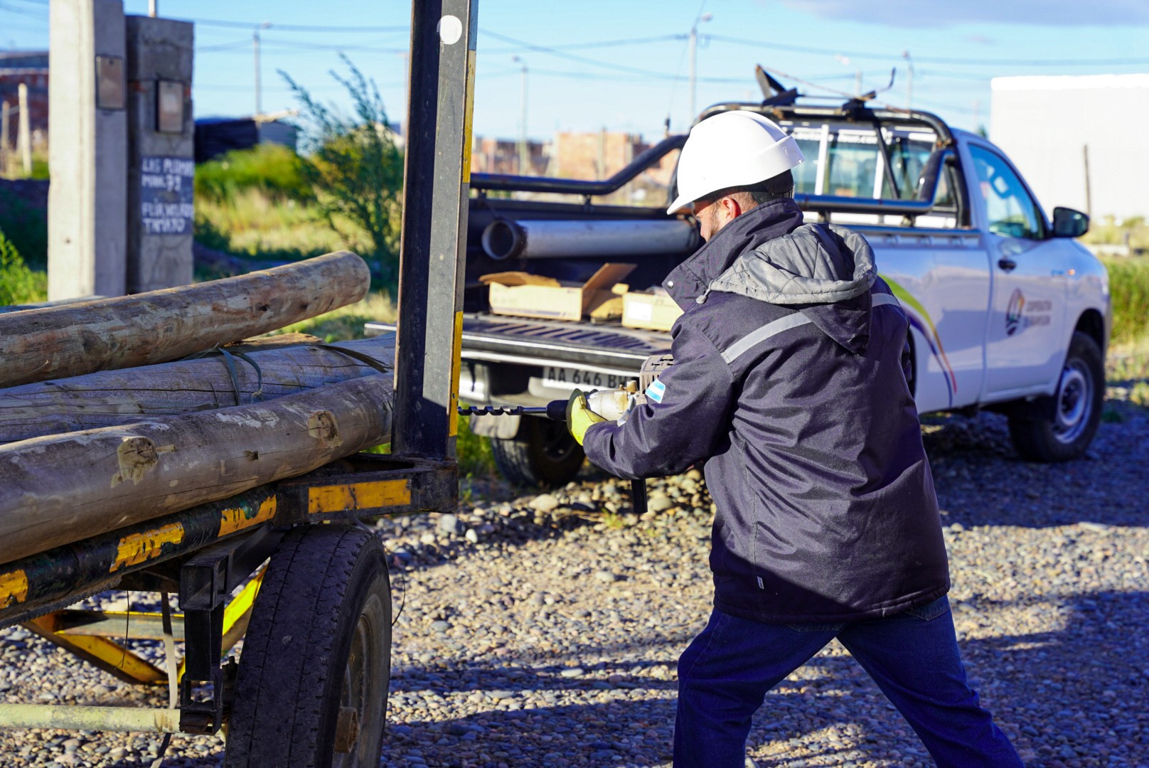 Por el temporal de viento, la Cooperativa de Rawson recibió más de 140 reclamos en distintos puntos de la capital