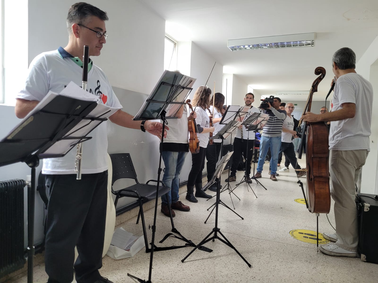 Provincia destacó el concierto que brindó “Música para el Alma” en el Hospital Zonal de Trelew