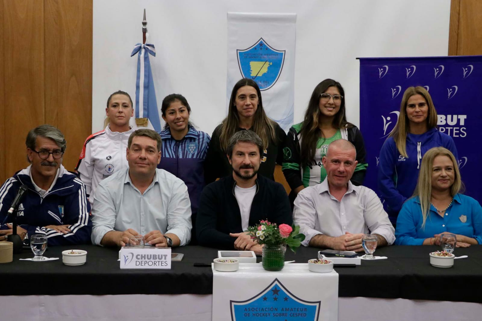 Merino participó del lanzamiento del torneo Regional de Clubes de Hockey