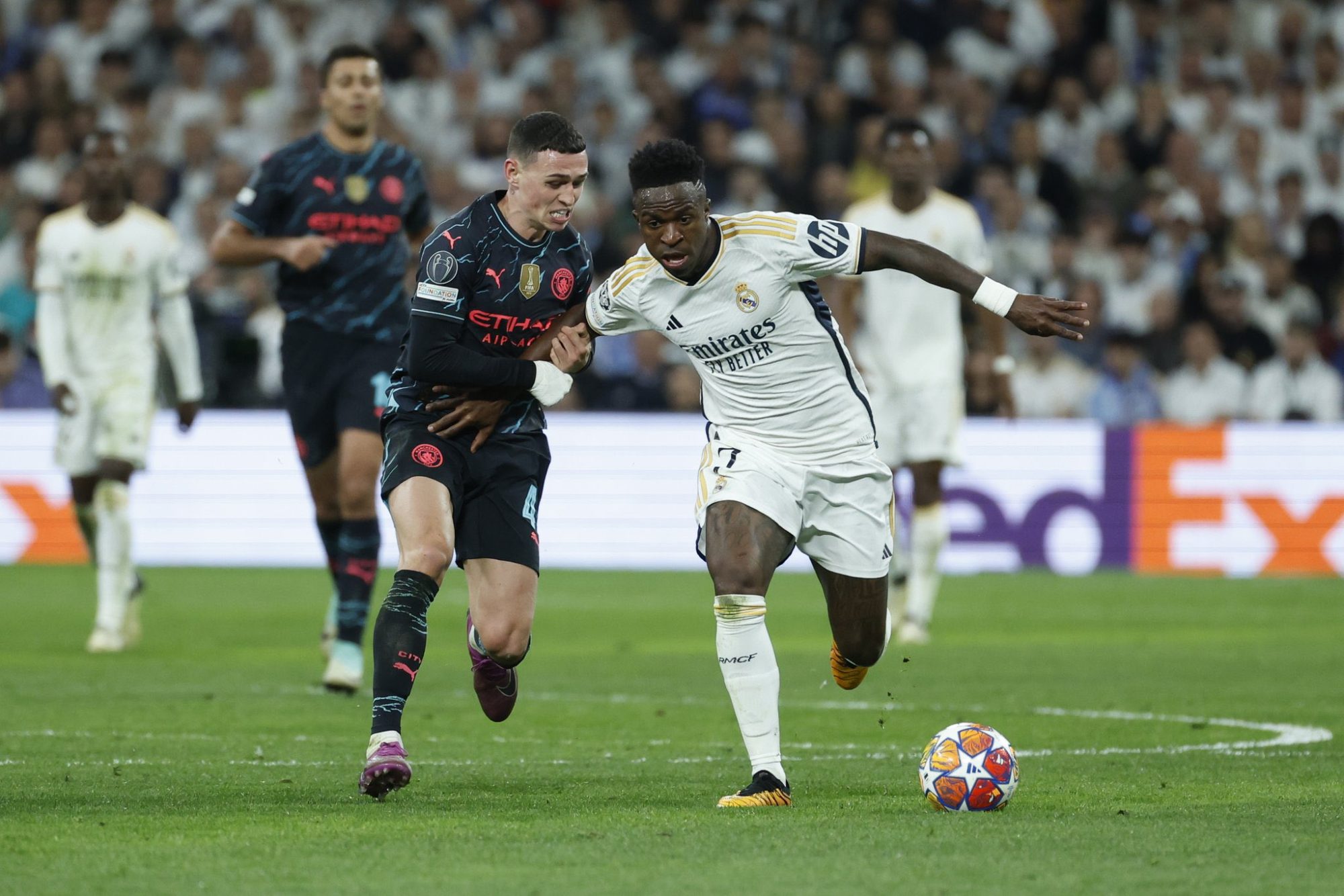 Champions League: Real Madrid y Manchester City empataron en un partidazo por la ida de los cuartos de final