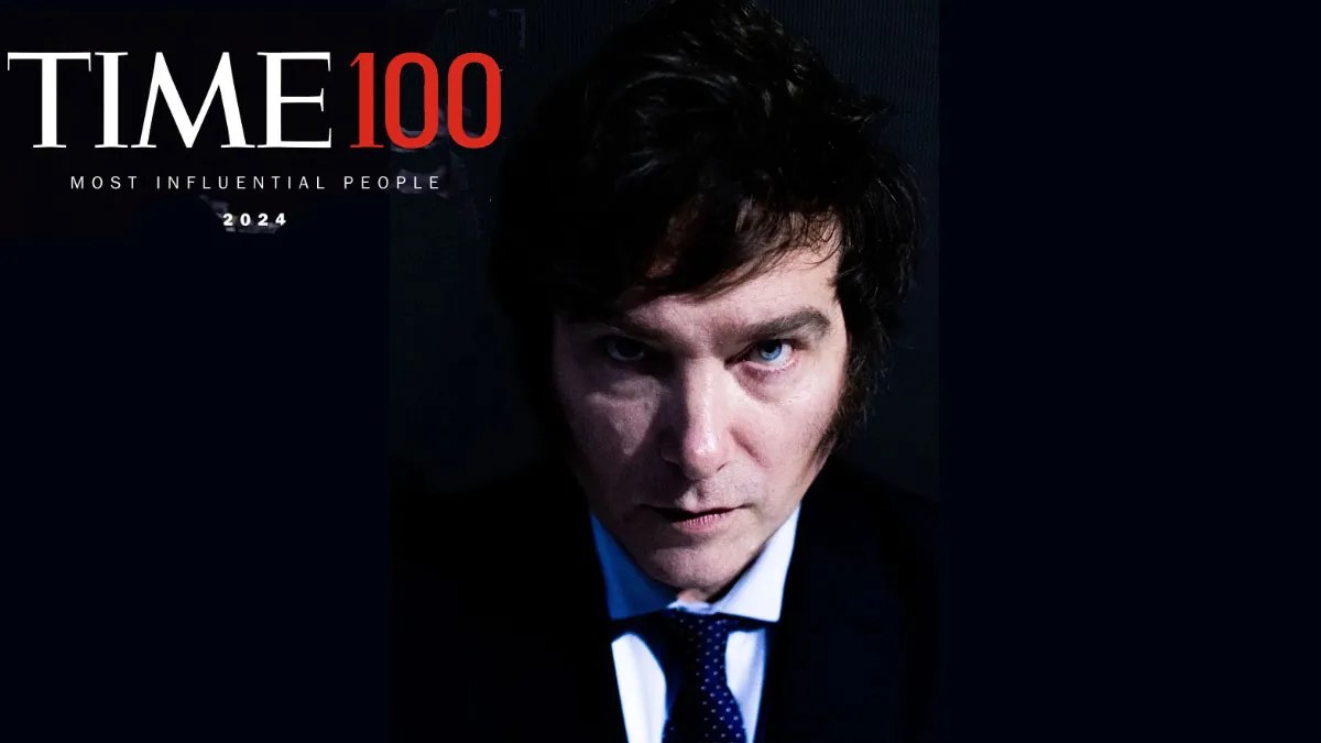 La revista Time eligió a Javier Milei como una de las 100 personas más influyentes del mundo