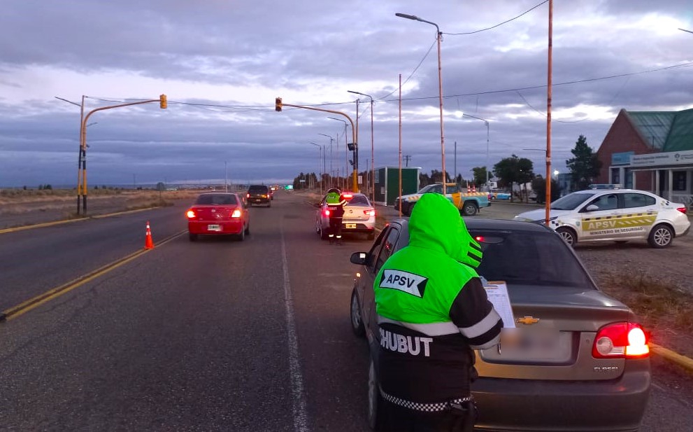 Chubut: El Gobierno controló más de 7 mil vehículos el fin de semana y detectó a 60 conductores alcoholizados