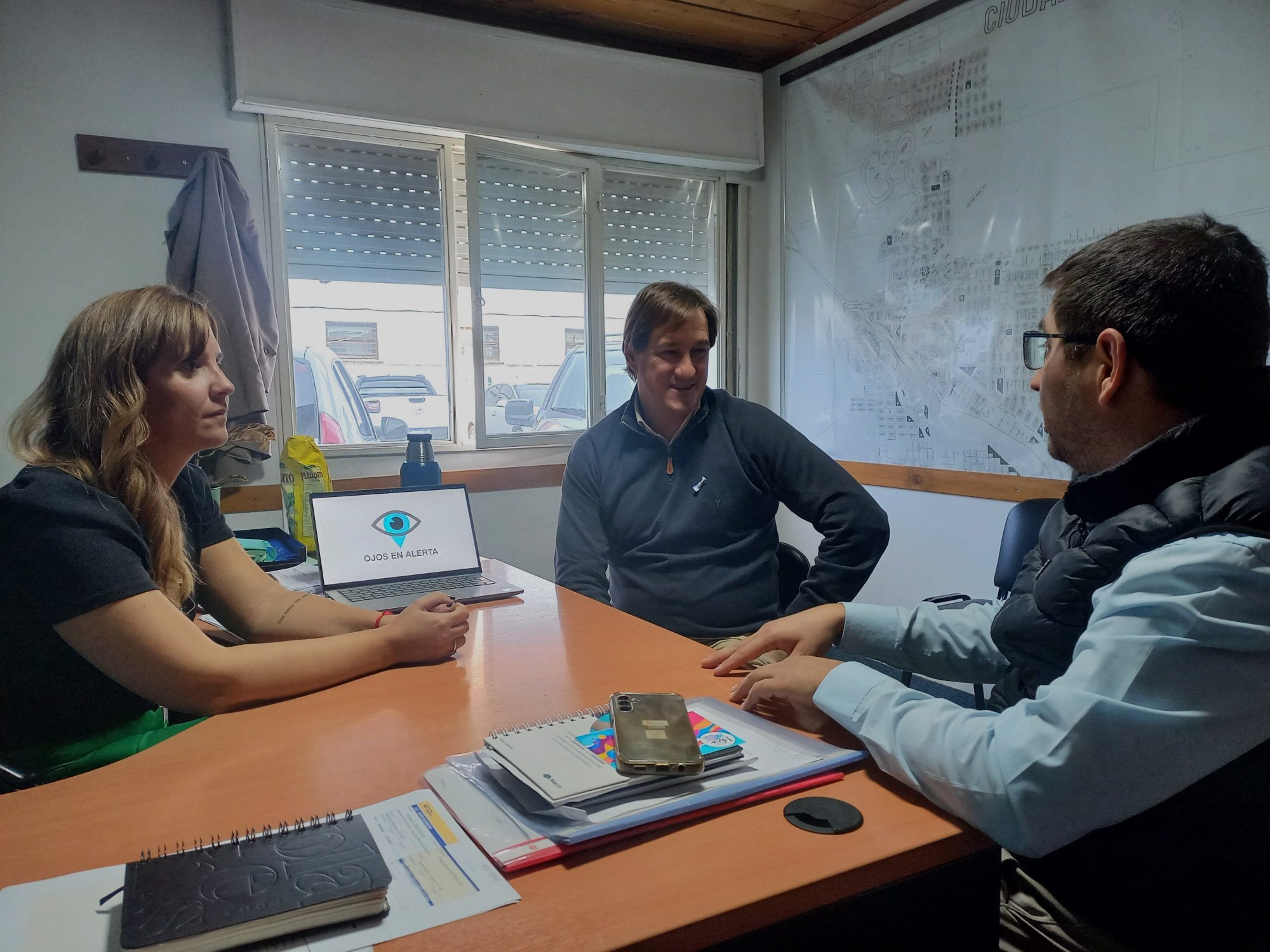 Barneche recibió a representante del Municipio de San Miguel de la provincia de Buenos Aires para conversar sobre un sistema de prevención en materia de seguridad