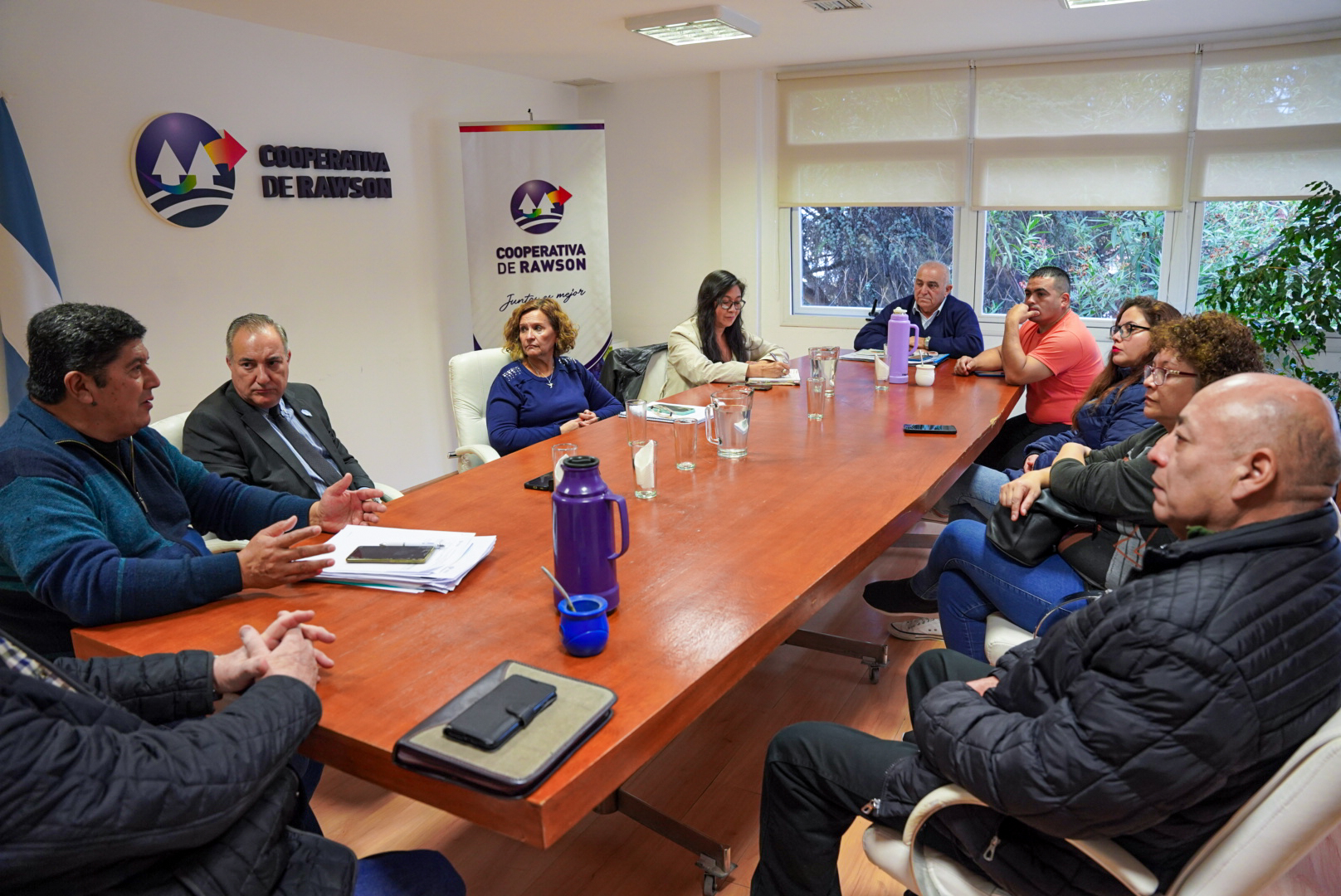 Ester Luque se reunió con el Consejo de Administración de la Cooperativa de Rawson: “Vengo a apoyar el sistema cooperativo”