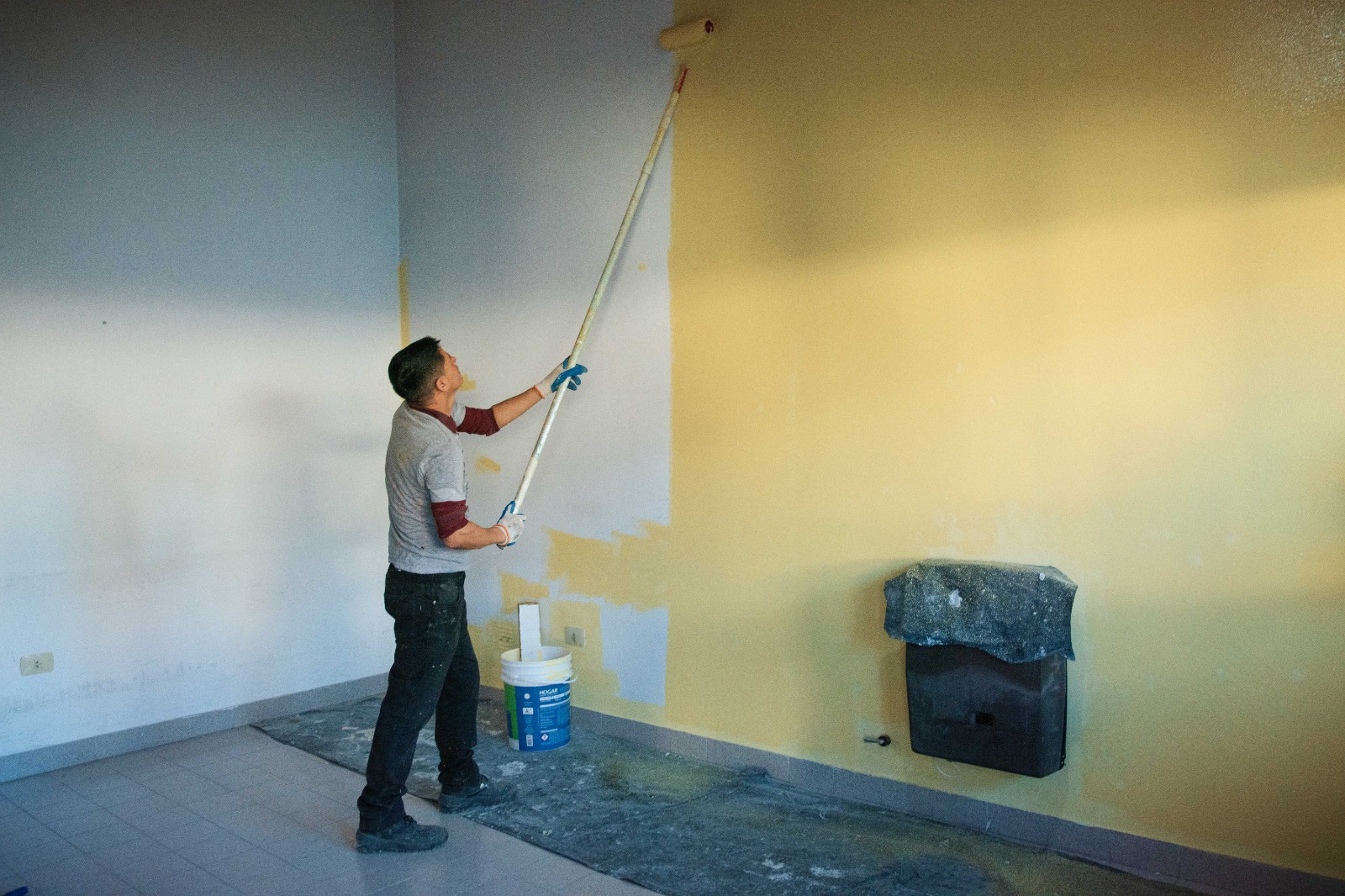 La Municipalidad realiza trabajos de refacción en las Casas Tuteladas de Rawson