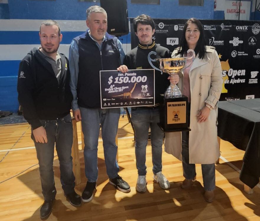 Diego Flores se quedó con el Open Chess de Ajedrez en Trelew