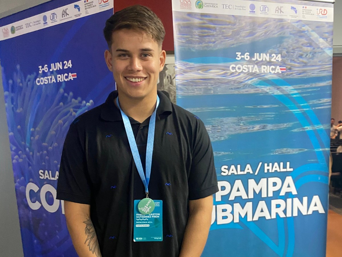 Joven de Camarones representó a Argentina en un Congreso sobre la protección de los océanos en Costa Rica