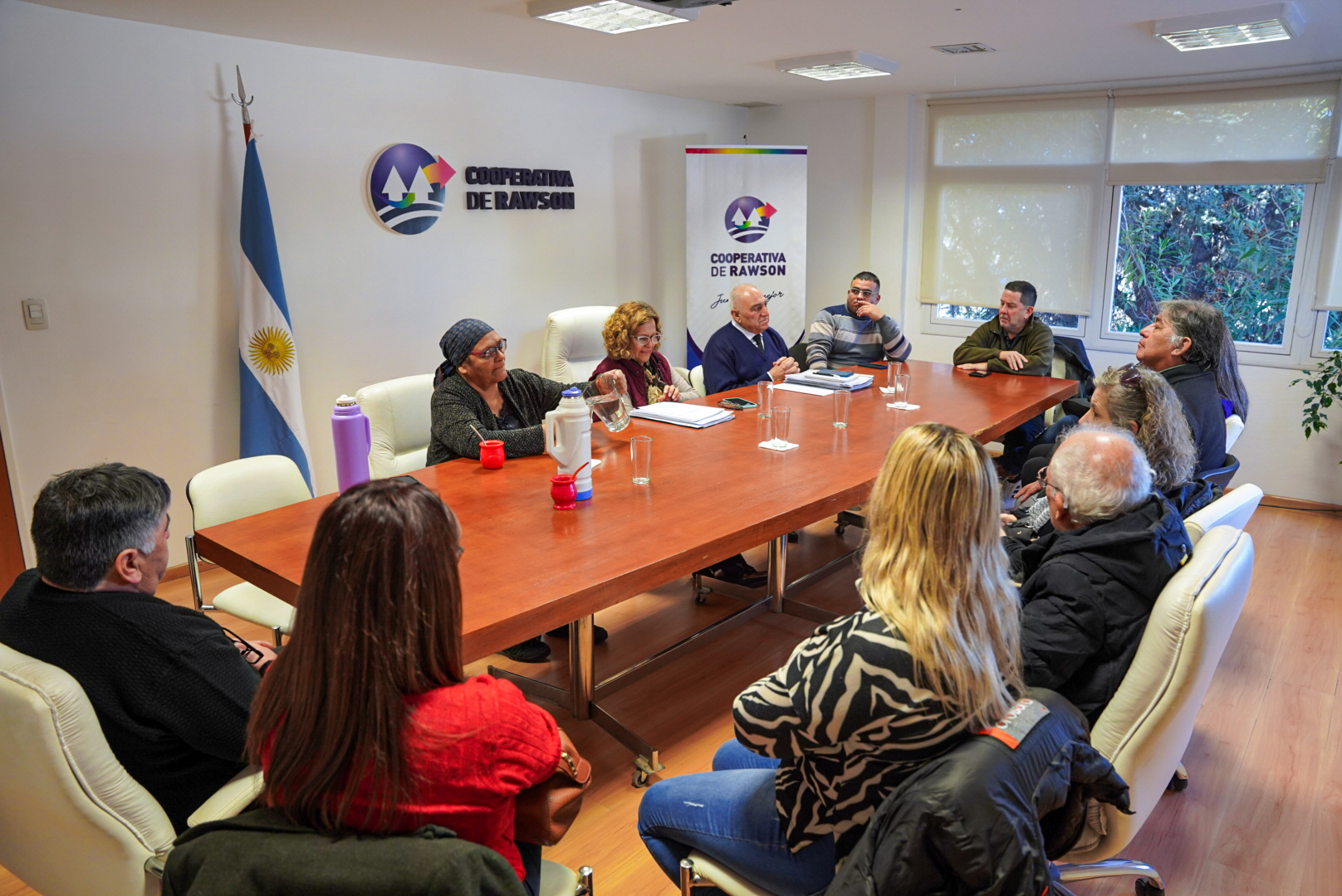 Delegados brindaron su apoyo al Consejo de Administración de la Cooperativa de Rawson