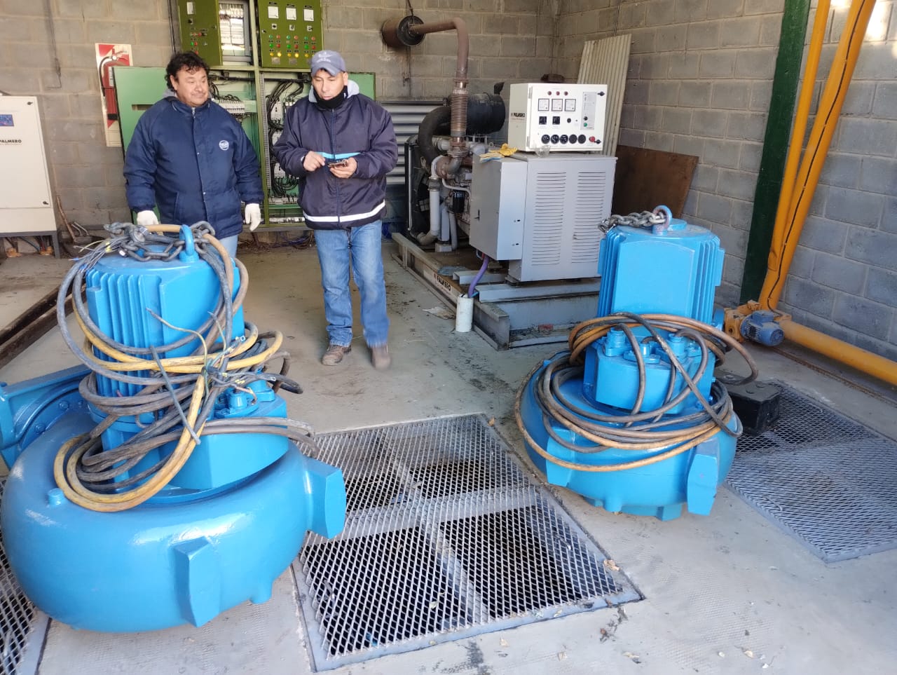 El sistema pluvial de Trelew sumó dos bombas para reforzar la prevención y evitar anegamientos