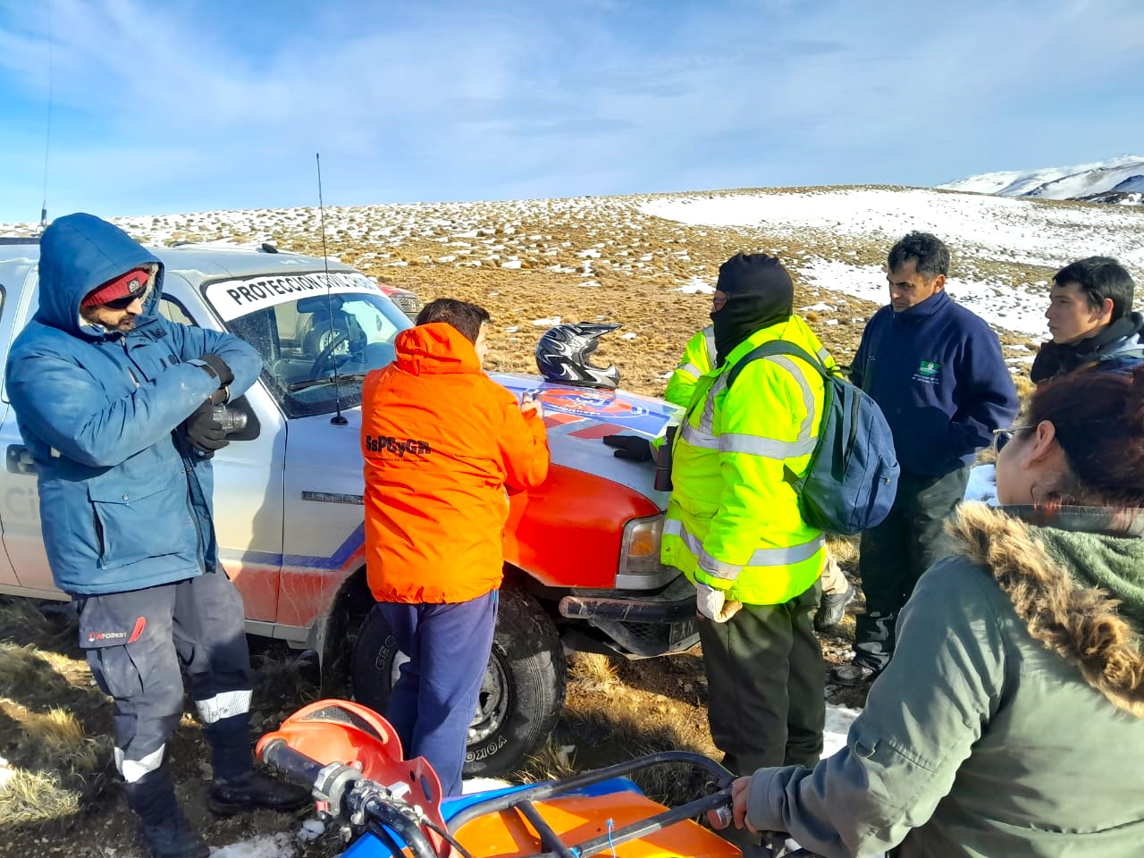 Provincia intensifica amplio operativo de búsqueda de un hombre desaparecido en la zona de Gastre