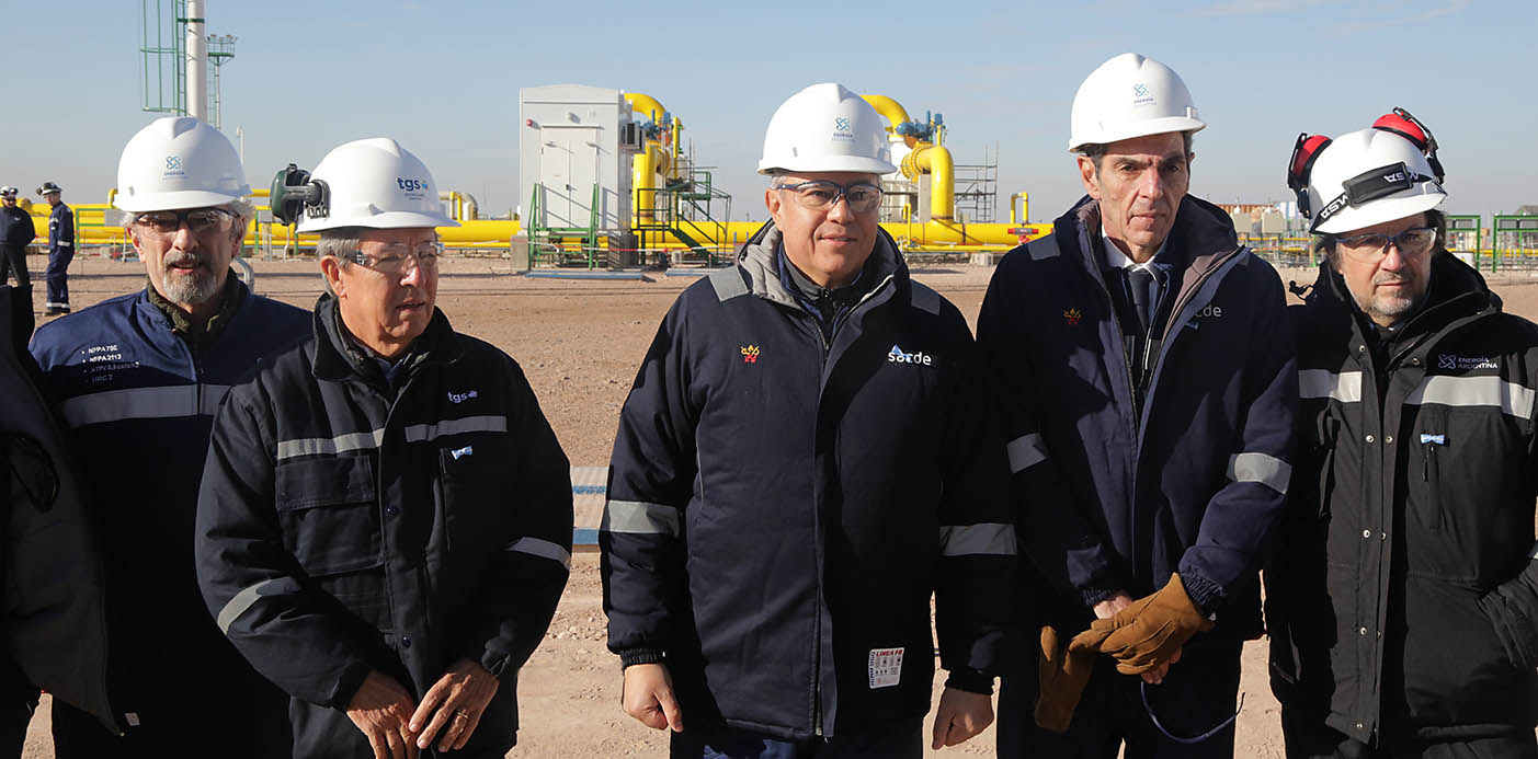 Se incrementó la capacidad de transporte del gas neuquino: “Cuando el trabajo se representa en esta producción, nos llena de alegría”, aseguró Figueroa