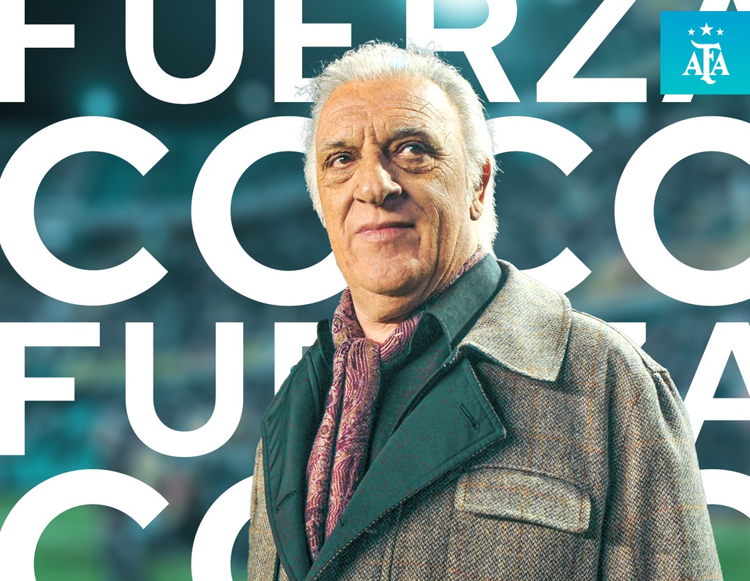 La Selección argentina y el mensaje de apoyo al Coco Basile por el difícil momento de salud que atraviesa