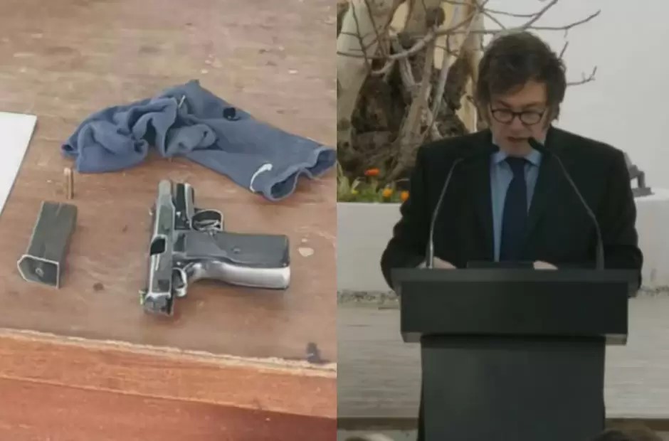 Detuvieron a un hombre de 76 años armado a metros del acto de Milei en San Juan