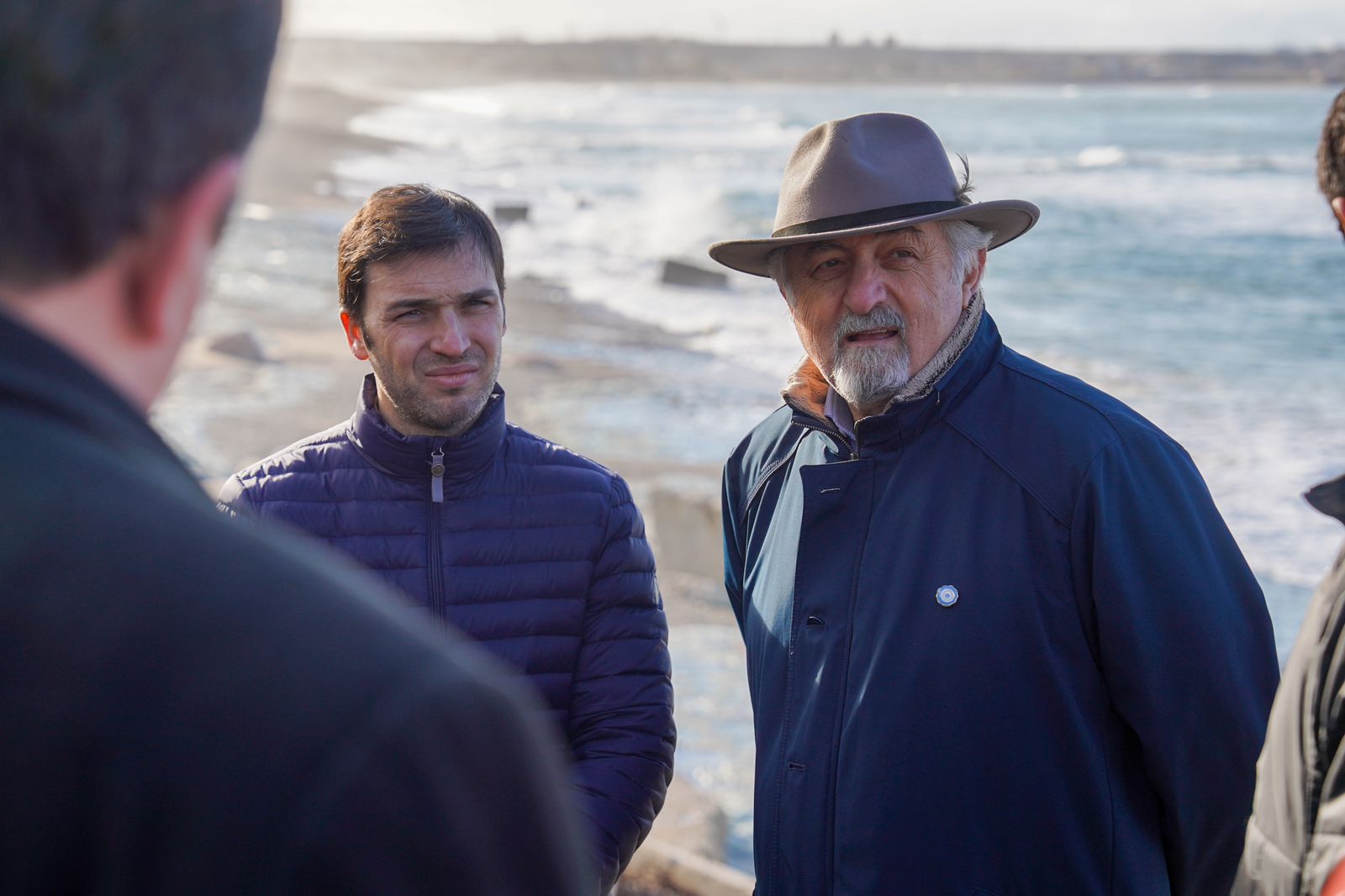 Torres y Macharashvilli planifican obras vinculadas con la “Emergencia Costera” en Comodoro