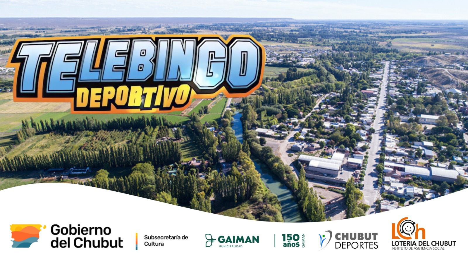 El Telebingo Deportivo Chubutense llega a la ciudad de Gaiman con más de $ 40 millones en premios