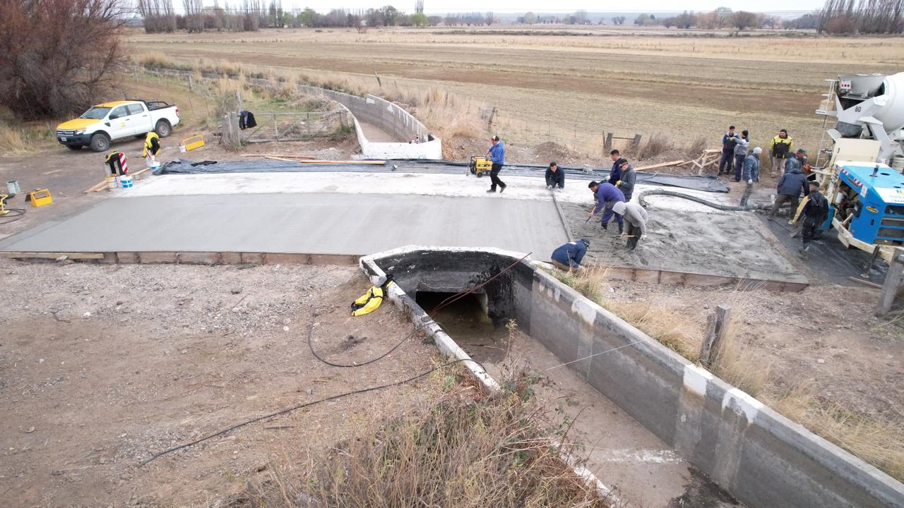 Chubut: El Gobierno reparó el deterioro que presentaba la Ruta N° 7 entre Gaiman y Dolavon