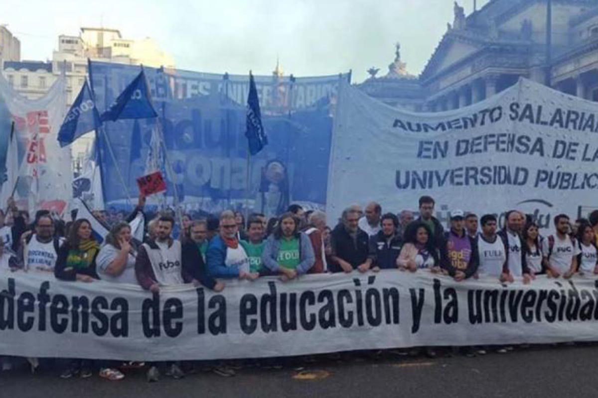 Comenzó un nuevo paro universitario de 48 horas por reclamo salarial