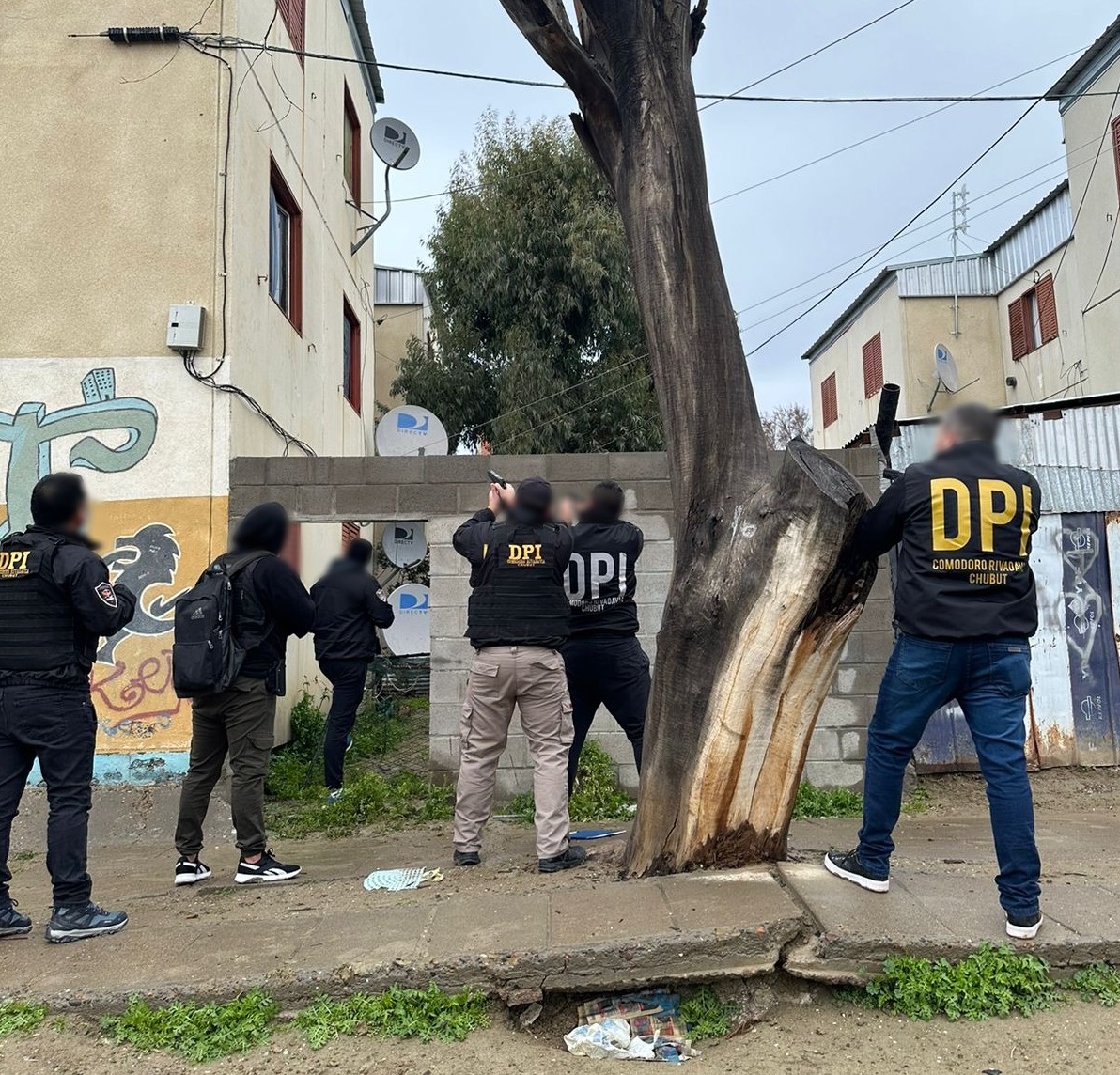 Comodoro Rivadavia: en nueve allanamientos simultáneos la Policía del Chubut secuestró siete armas de fuego