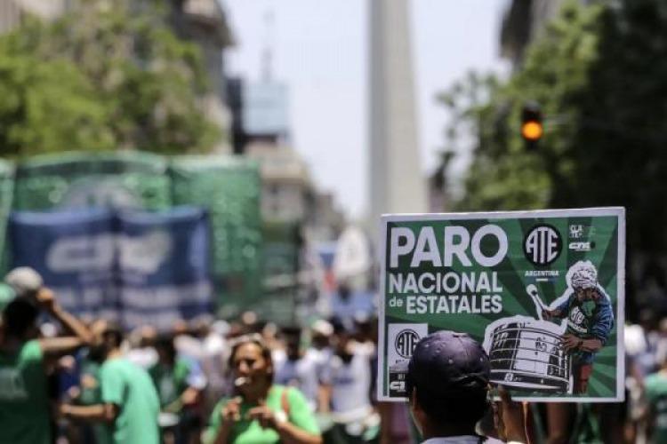 ATE lanza una nueva jornada de protesta este miércoles con marcha al Congreso