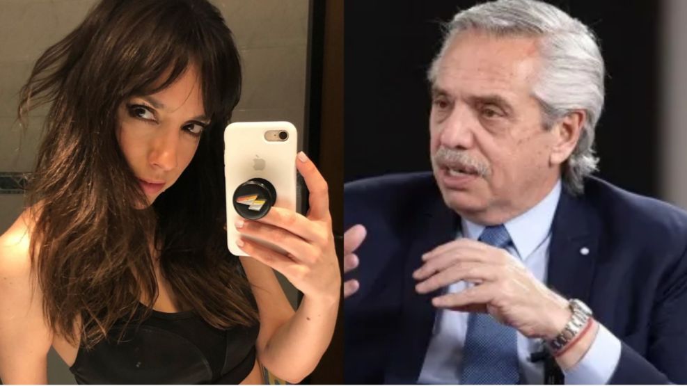 Apareció un video de Alberto Fernández y Tamara Pettinato en la Casa Rosada