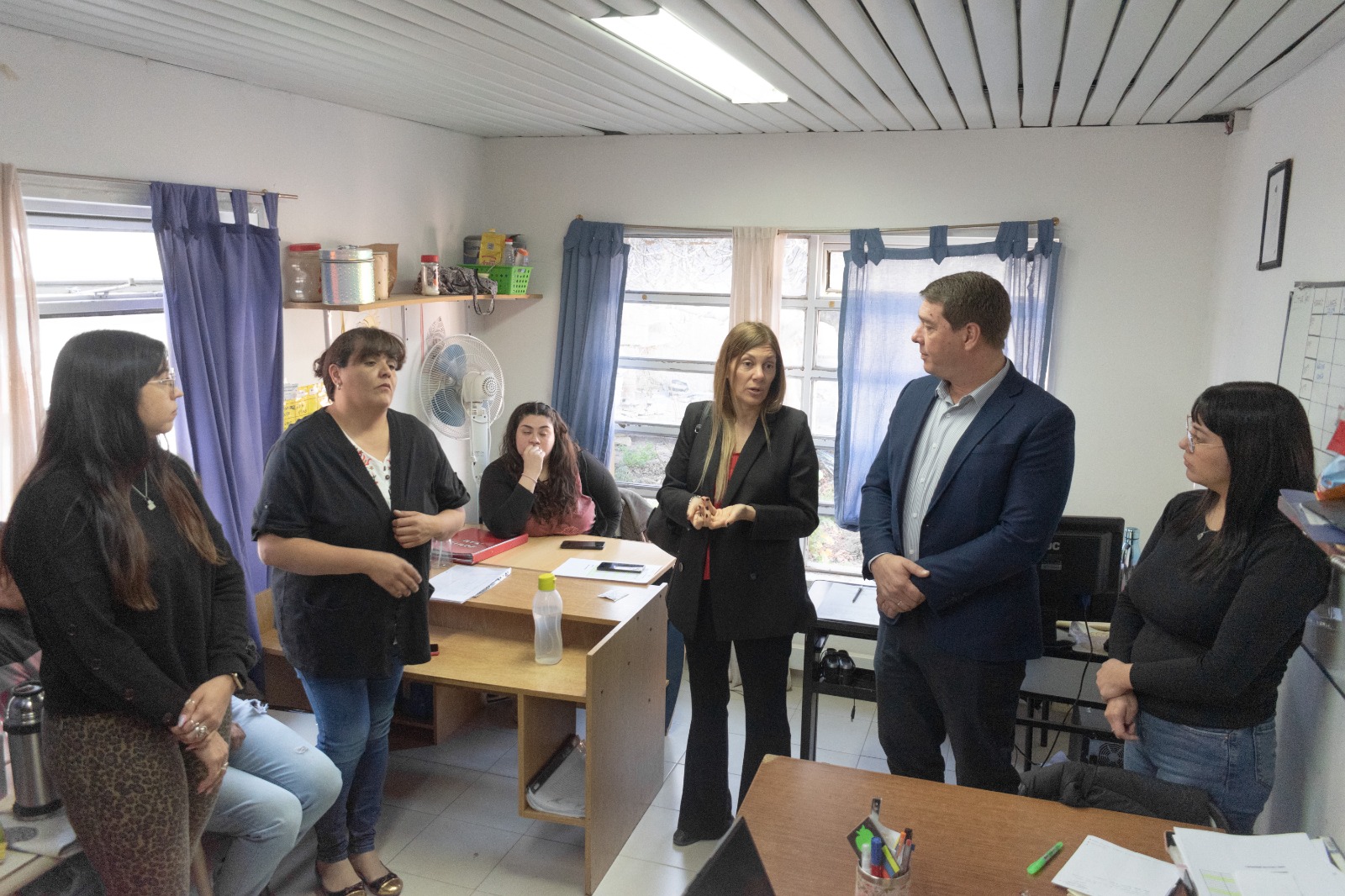 Biss y Papaiani recorrieron áreas municipales de protección y asistencia social