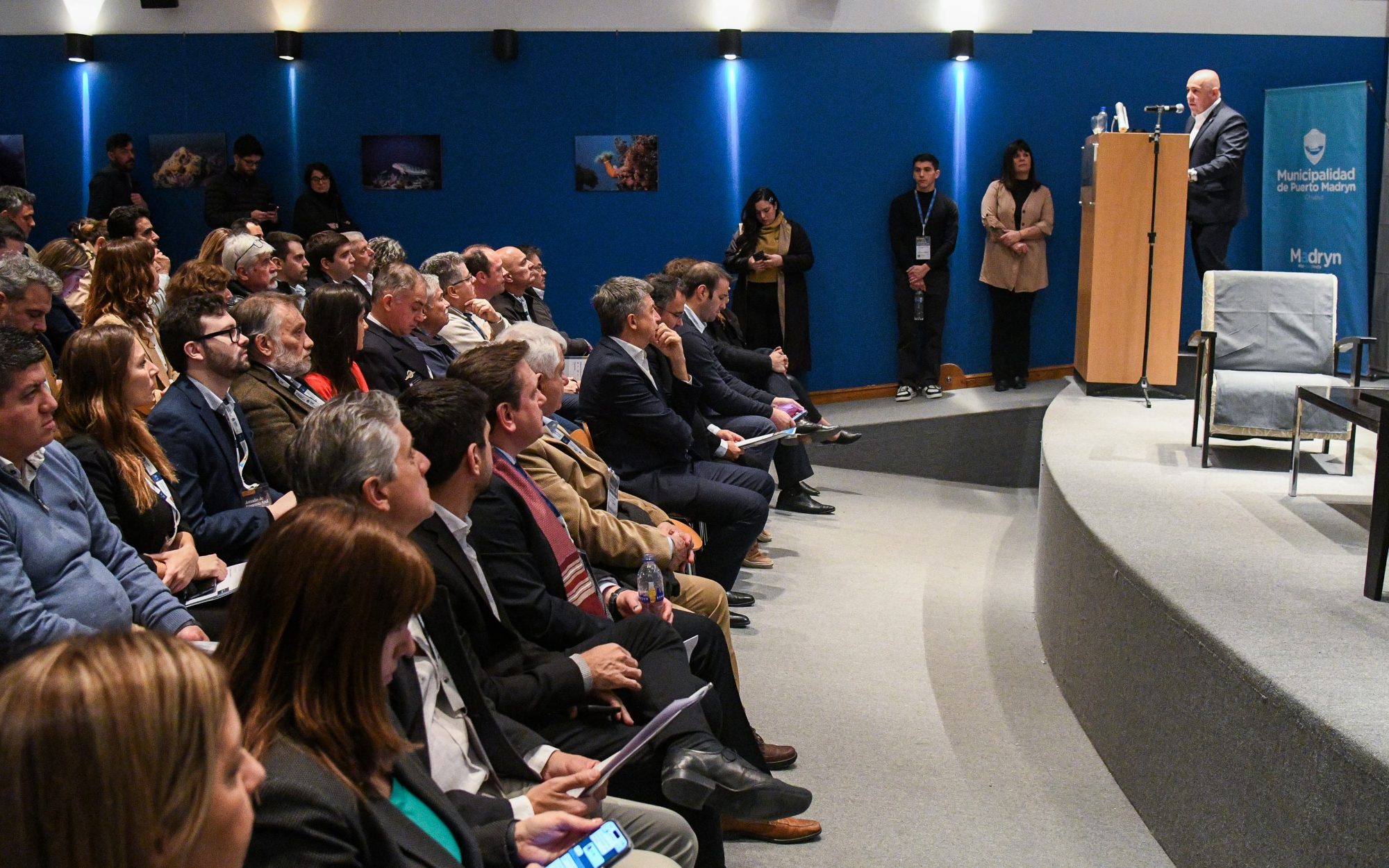 En la apertura de las Jornadas de Economía Azul, Sastre destacó las acciones que se realizan para fortalecer al sector industrial